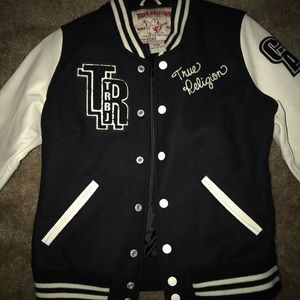 TRUE RELIGION BASEBALL JACKET